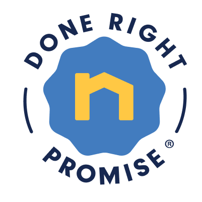 Done Right Promise logo.