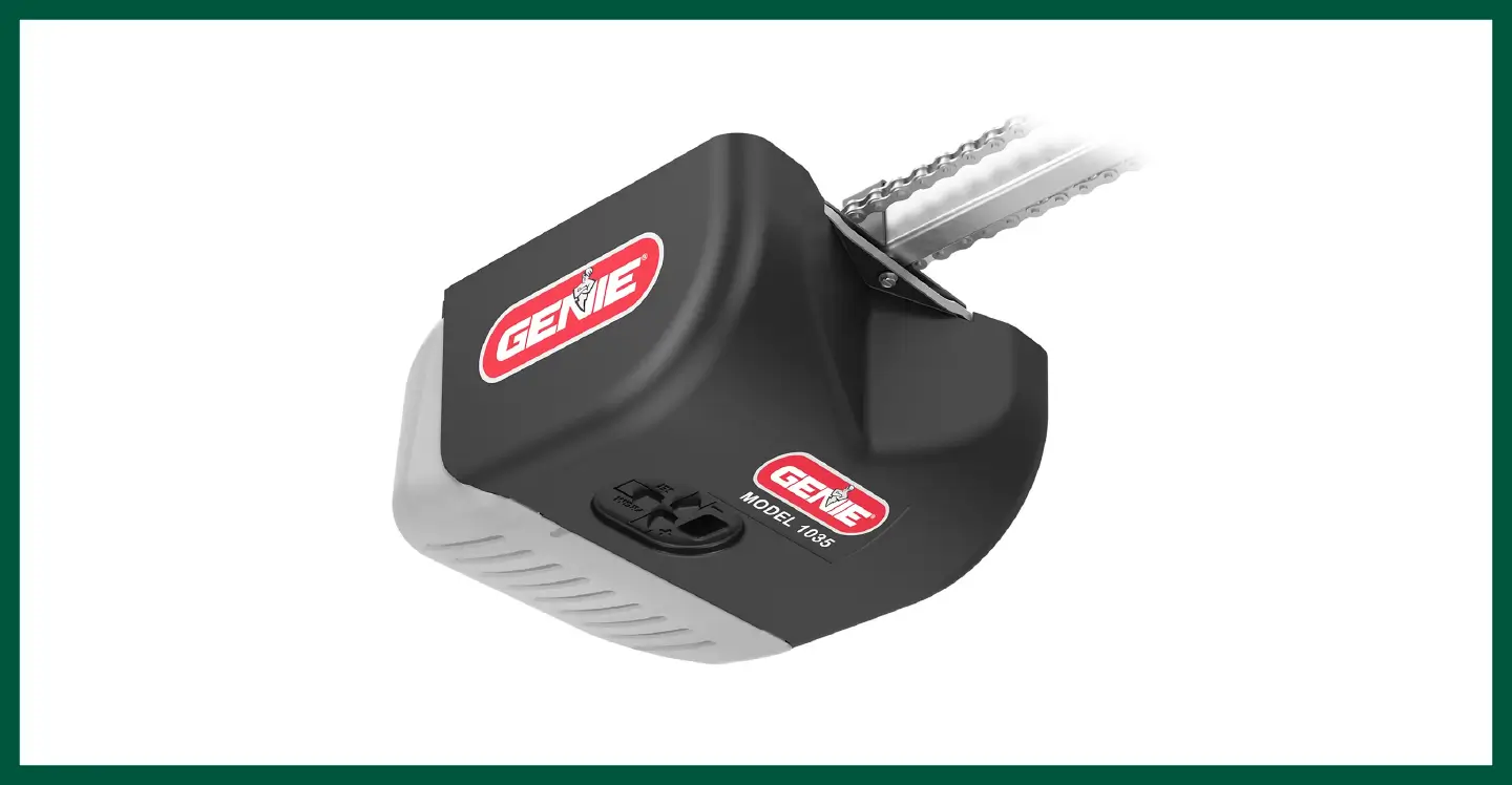 The affordably priced Genie Chain Drive 500 garage door opener.