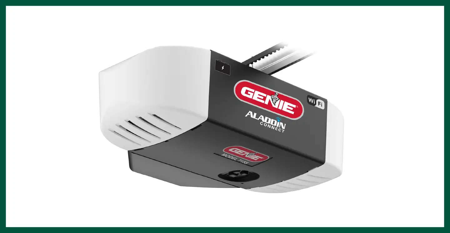 The user-friendly Genie Stealthdrive Connect garage door opener.