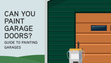 Can you paint garage doorsl blog illustration.