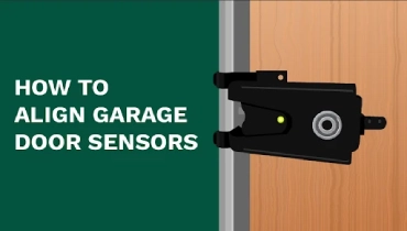 How to align garage door sensors blog illustration.