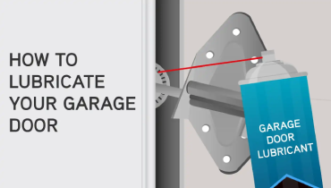 How to lubricate your garage door blog illustration.